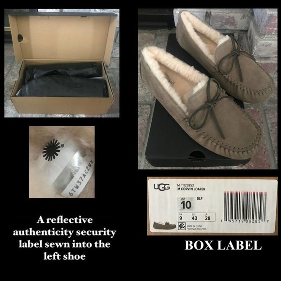 Uggs Men DLF CORVIN Leather Slip On Loafer Size 10 BNIB main image 4